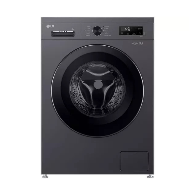 LG F4X1009NMK 9kg 1400 Spin Washing Machine - Slate Grey