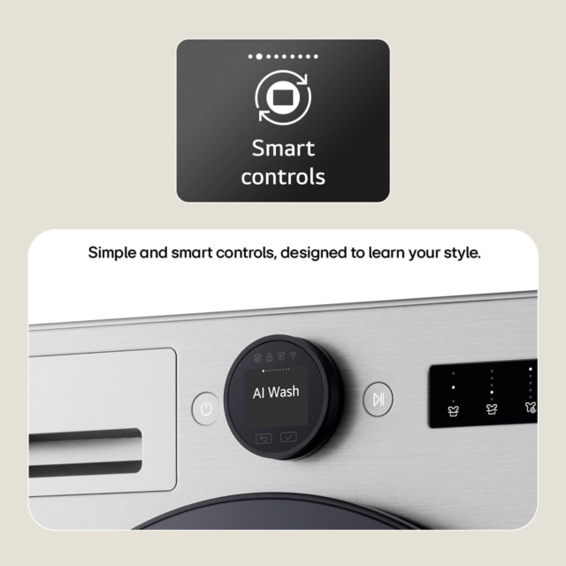 LG F4X7011TBB 11kg 1400 RPM Washing Machine