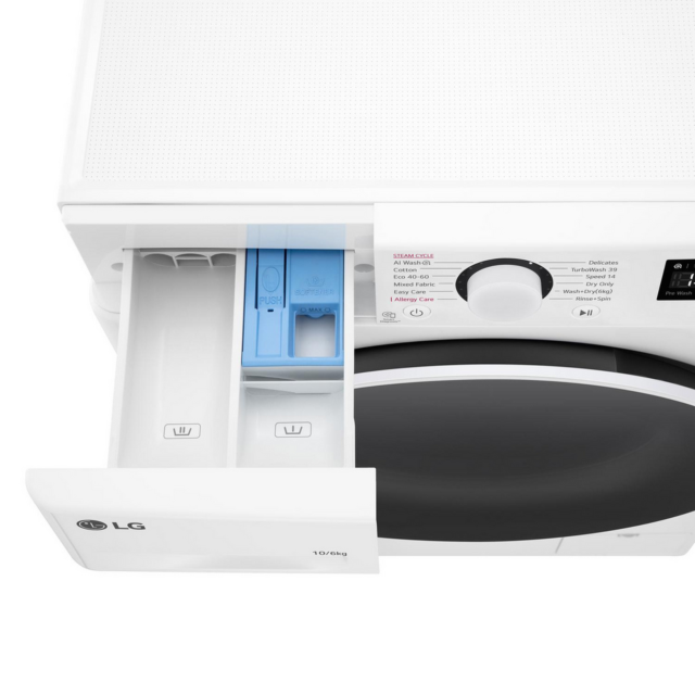 LG FWY706WWTN1 Washer Dryer - 10kg/6kg Capacity