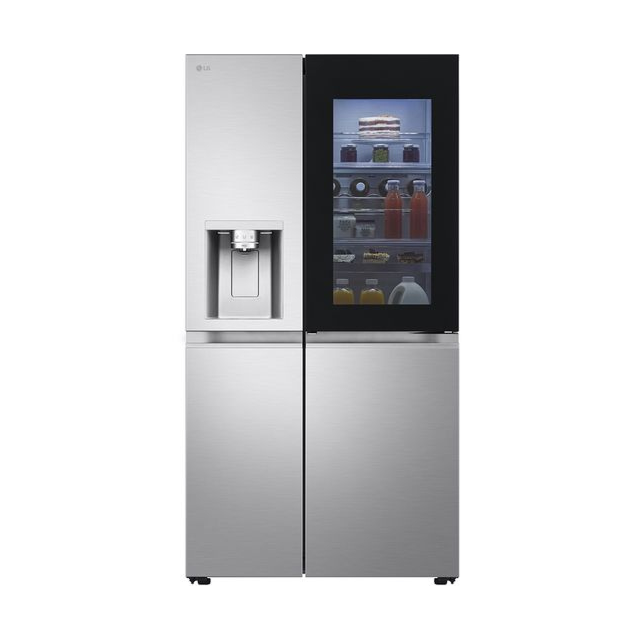 LG GSXE91BSAD Side By Side 91.3cm Non Plumbed - Fridge Freezer - Brushed Steel