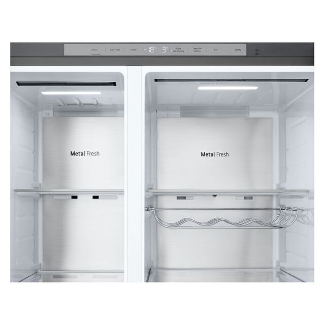 LG GSXE91BSAD Side By Side 91.3cm Non Plumbed - Fridge Freezer - Brushed Steel