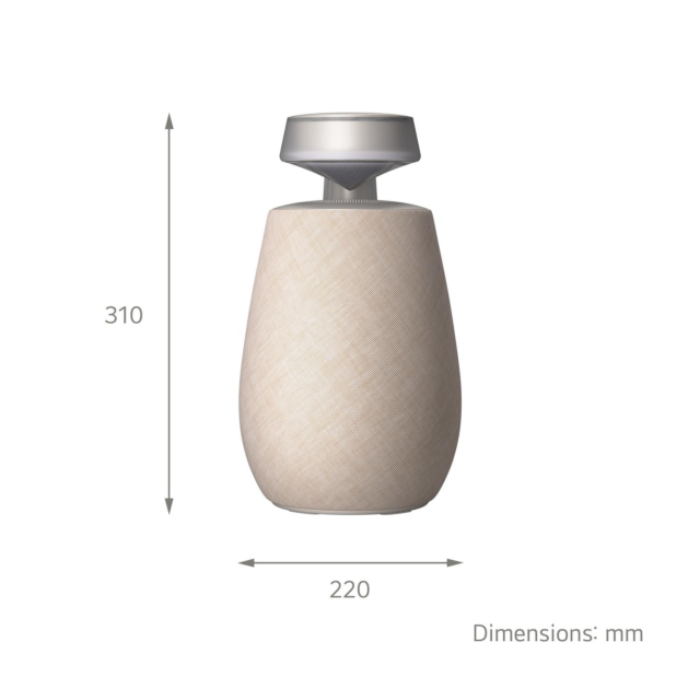 LG XO2TBE.CEUSLLK Xboom 360 Bluetooth Speaker Beige