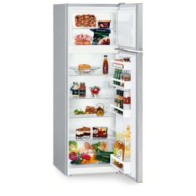Liebherr CTELE2931 55cm 80/20 Manual Fridge Freezer - Silver