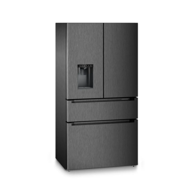 Liebherr MBBSDI9528 BlackSteel, 2 Door/2 Drawer, Water + Ice Center (Fixed Water Connection), BioFre