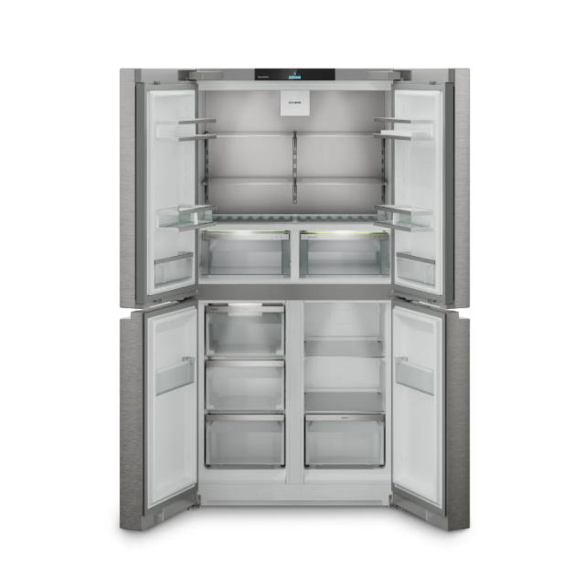 Liebherr MBSDDI9024 Steel Door, 4 Door Cross, IceMaker (Fixed Water Connection), BioFresh, NoFrost, 
