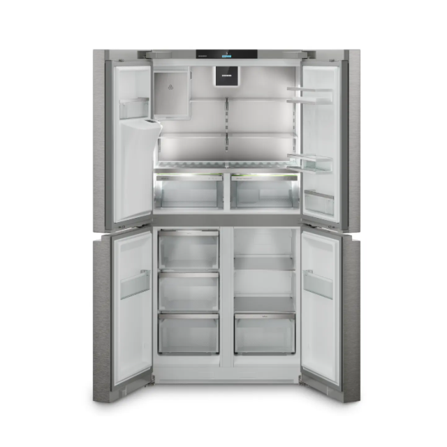 Liebherr MBSDDI9058 Steel Door, 4 Door Cross, Water + Ice Center (Fixed Water Connection), BioFresh 