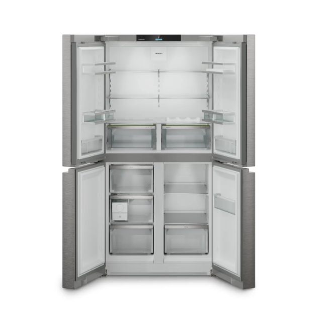 Liebherr MSDD9012 Steel Door, 4 Door Cross, EasyFresh, EasyTwist-Ice, NoFrost, VarioTempZone, 4 Free