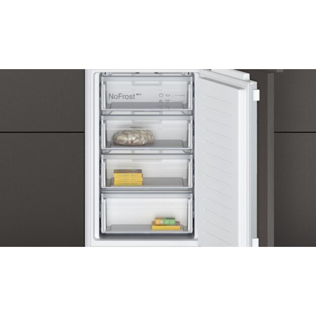 KI7851FE0G, Built-in fridge-freezer with freezer at bottom