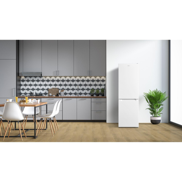 Midea MDRB254FGE01 47cm White Total No Frost Fridge Freezer