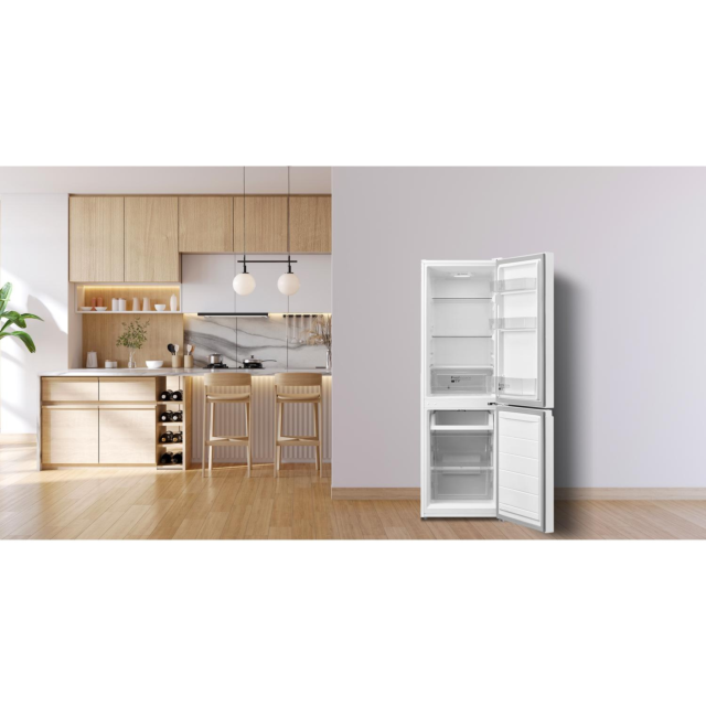 Midea MDRB254FGE01 47cm White Total No Frost Fridge Freezer