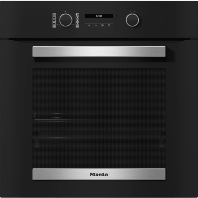 Miele H2465B Clean Steel, 8Functions,EasyControlPlus,76litrecapacity,AutomaticProgrammes,Rapidheat-u