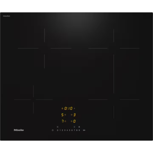 Miele KM7363FL , 620mm wide (for cut outs of 600 for flush fit, or 560-600 surface mount), 4 zones i