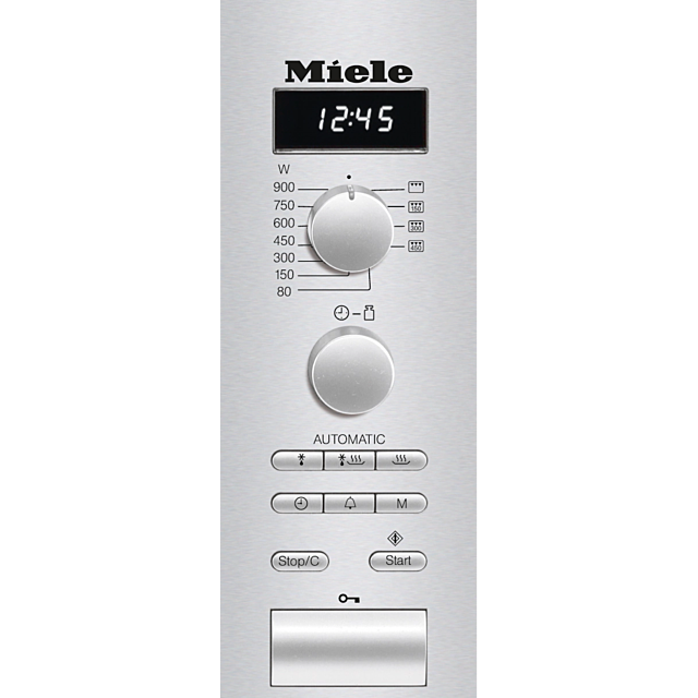 Miele M6012 , Freestanding,80-900WMicrowave,800WGrill,dial,26litrecapacity,AutomaticProgrammes