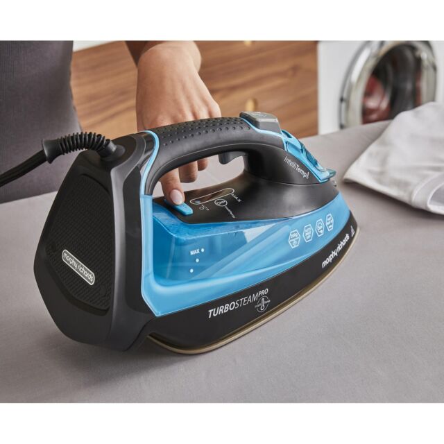 Morphy Richards 303210 Turbosteam 3100w Pro Digital Intellitemp Iron - Blue