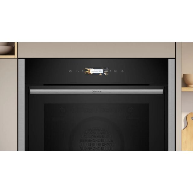 Neff B54CR31N0B 59.6cm Built In Electric Single Oven - Stainless Steel