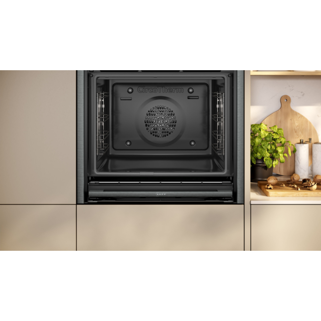 Neff B54CR71G0B 60cm Slide and Hide Built In Electric Single Oven