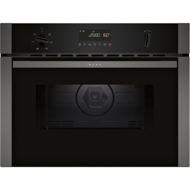 Neff C1AMG84G1B 44L Built-In Microwave Oven in Graphite Grey with Hotair Technology