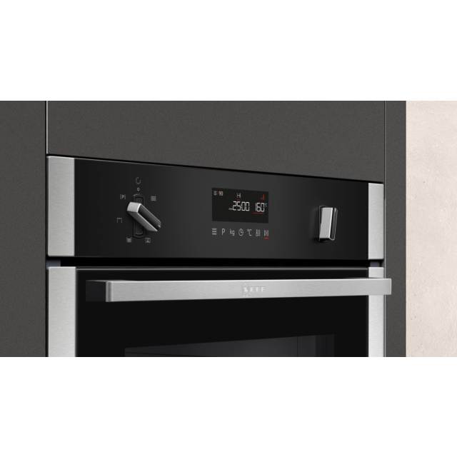 Neff C1AMG84N0B 44 Litre Built-in microwave oven with hot air - Stainless Steel