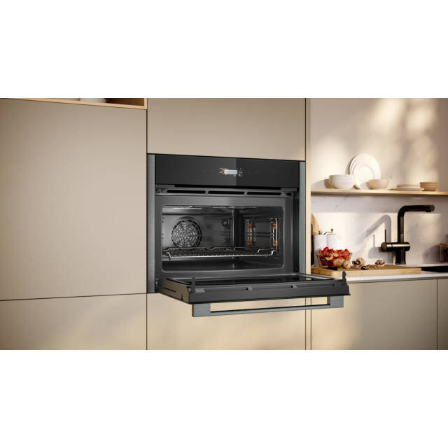 Neff C24MR21G0B Built In Compact Oven with microwave function