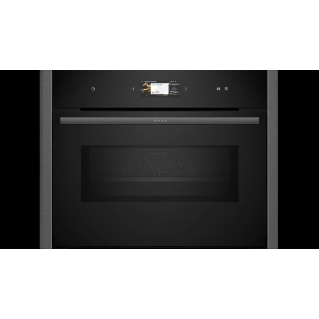 NEFF C24MS71G0B Built In Compact Oven with Microwave - Graphite