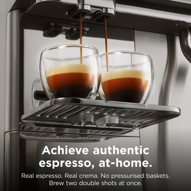 Ninja AE1001UK AutoBarista Coffee Machine Black/Stainless