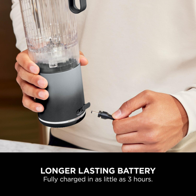 Ninja BC251UKGY Compact Portable Rechargeable Blender - Grey