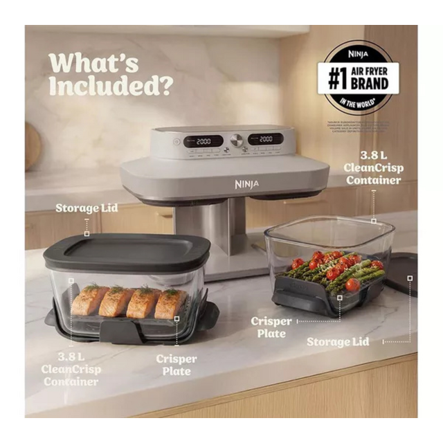 Ninja DD102UKIV2 Dual Zone Air Fryer with 8 Functions