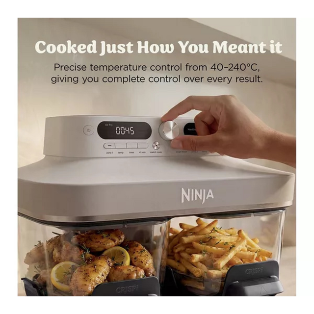 Ninja DD102UKIV2 Dual Zone Air Fryer with 8 Functions
