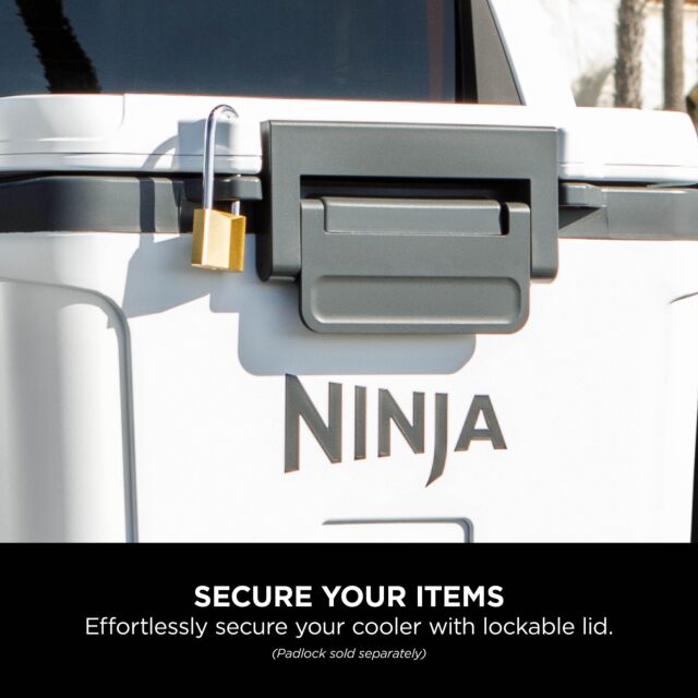 Ninja FB131UKWH FrostVault 30QT/28L Hard Cooler with Dry Zone - White