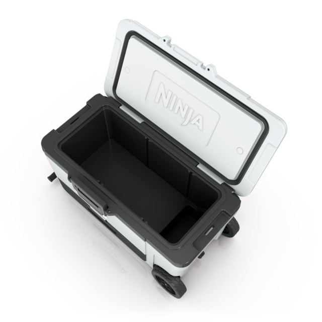 Ninja FB265EUUKWH Ninja FrostVault 65QT/61L Wheeled Cooler with Dry Zone - Cloud White | Ninja | Brands | Euronics Site