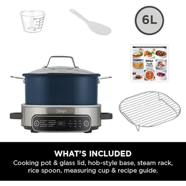 Ninja MC1101UK Foodi 8-in-1 6L PossibleCooker - Midnight Blue