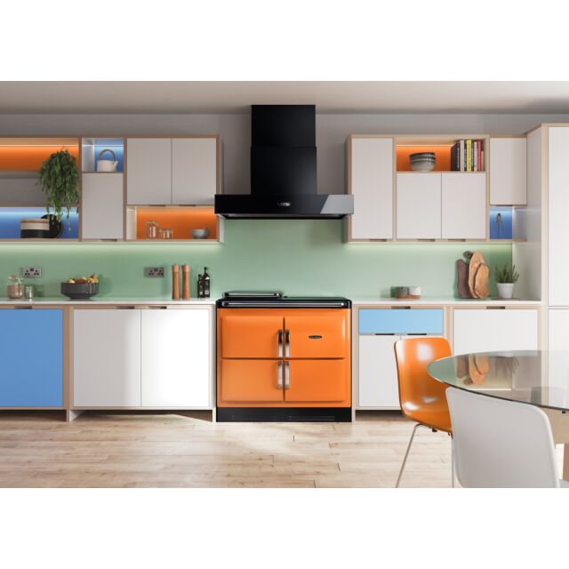 Rayburn RRE100-3IMAR MARMALADE Fully electric, two zone induction, one boiling/simmer plate, 3 ovens
