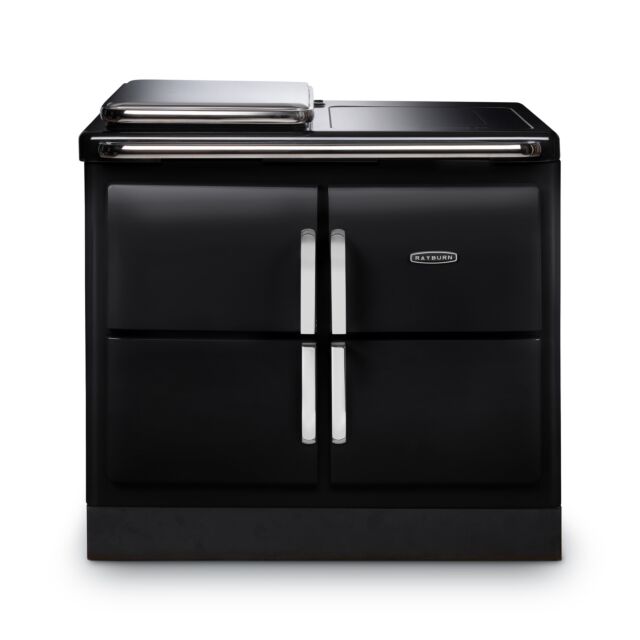 Rayburn RRE100-3IMID MIDNIGHT Fully electric, two zone induction, one boiling/simmer plate, 3 ovens