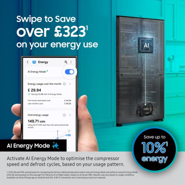 Samsung RS57DG400EM9EU 91cm  Frost Free American Fridge Freezer - Silver