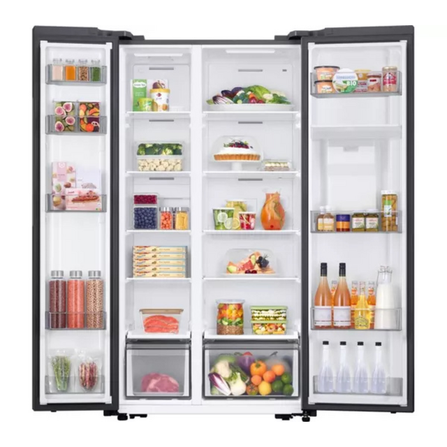 Samsung RS57DG410EM9EU Bespoke Smart American-Style Fridge Freezer - Silver | American Style Fridge Freezers | Refrigeration | Catalogue | Euronics Site