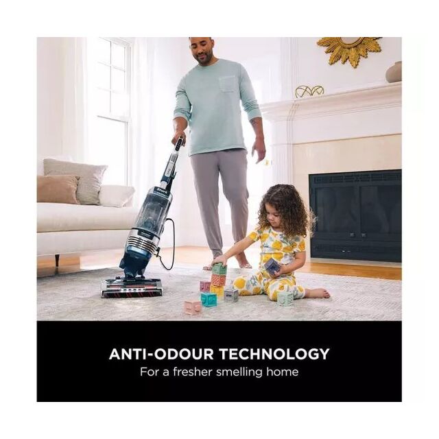 Shark AZ3000UKT Shark Stratos XL Anti Hair Wrap Plus Anti-Odour Upright Vacuum - Navy Blue