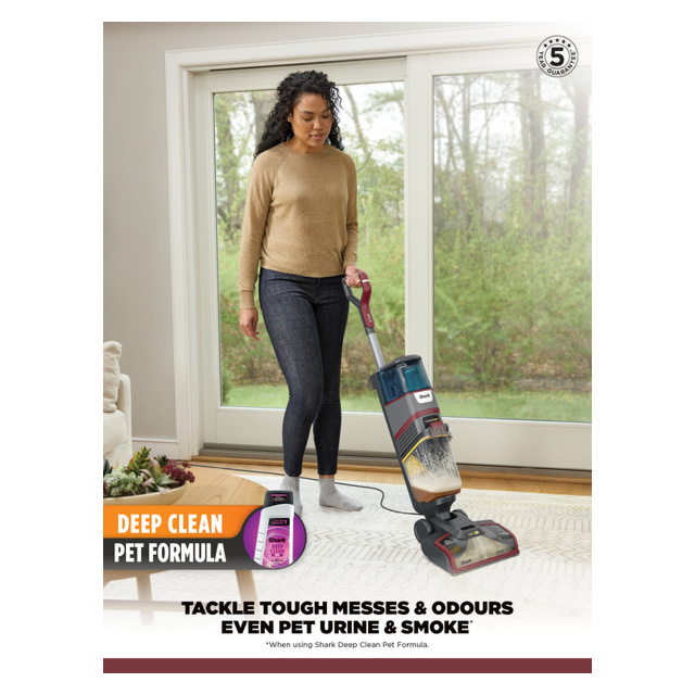 Shark EX220UK CarpetXpert Pet Carpet Cleaner Grey/Burgundy