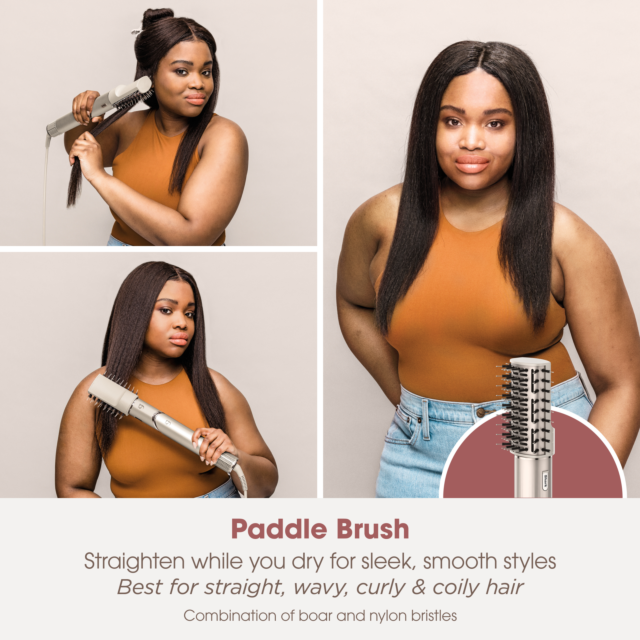 Shark HD436SLUK FlexStyle Air Styler & Hair Dryer for Straight & Wavy Hair - 4 Attachments - Stone