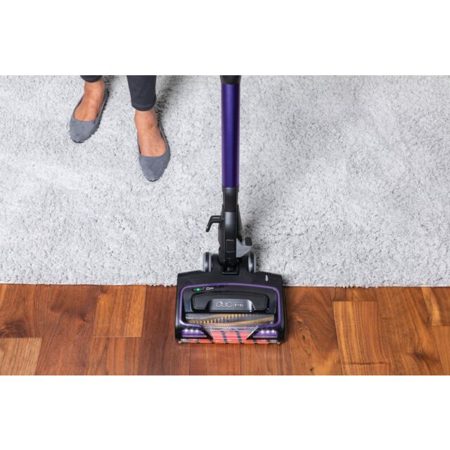 Shark HZ500UK Anti Hair Wrap Corded Stick Vacuum Cleaner with Flexology - Purple