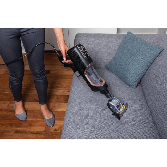 Shark HZ500UKT Anti Hair Wrap Corded Stick Vacuum Cleaner with Flexology + TruePet - Rose Gold
