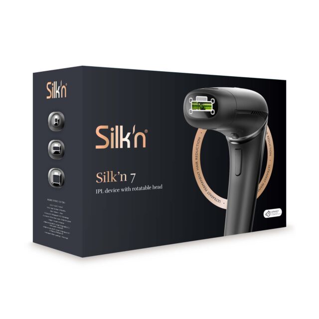 SILK'N SEV1PE1001 7 Hair Remover with Rotatable Head - Black