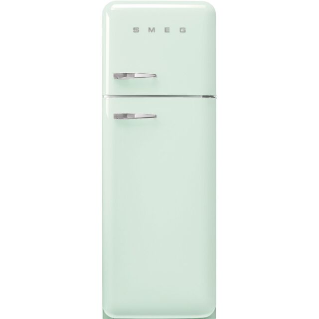 Smeg FAB30RPG5UK Pastel Green, 60cm 50s Style Right Hand Hinge Freezer over Fridge
