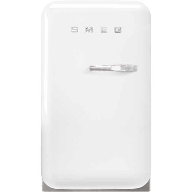 Smeg FAB5LWH5 , cm White Small 50s Style Left Hand Hinged Minibar