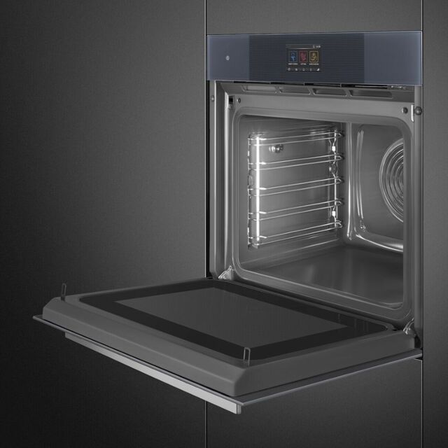 SO6104APG 60cm Linea Omnichef Single Oven Neptune Grey