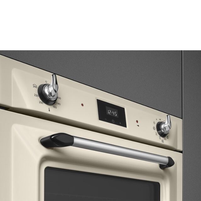 SOP6900TP 60cm Victoria Pyrolytic Single Oven Cream