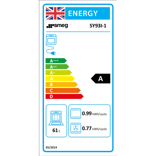 Smeg SY93I-1 Stainless Steel, 90cm Symphony Electric Range Cooker Eclipse Glass