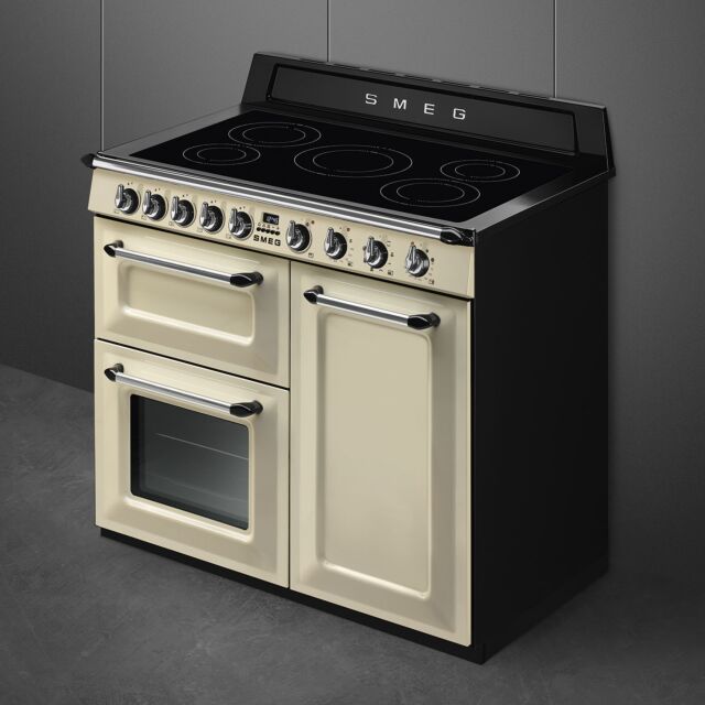 Smeg TR103IP2 cream, 100cm Victoria Electric Range Cooker Cream