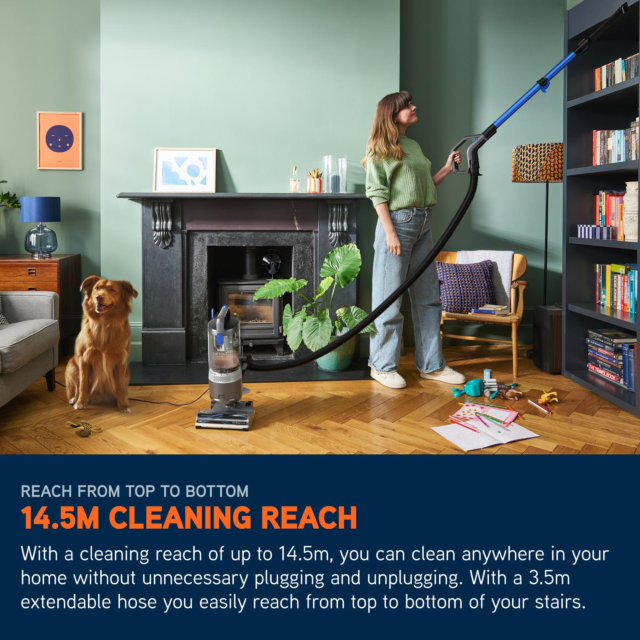 Vax CDUP-LOXR LiftOut Reach Pet Vacuum 14.5m Range