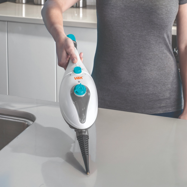 VAX S85-CM  Steam Clean Multi - White & Blue