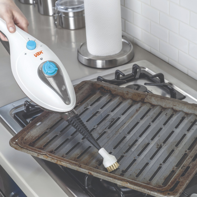 VAX S85-CM  Steam Clean Multi - White & Blue